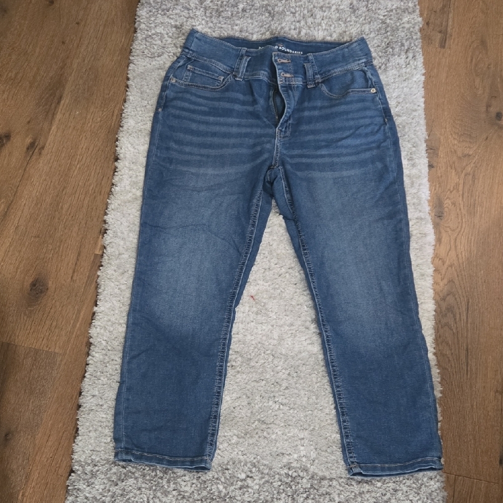 No‎ Boundaries Women's Blue Ankle Jeans [J1]